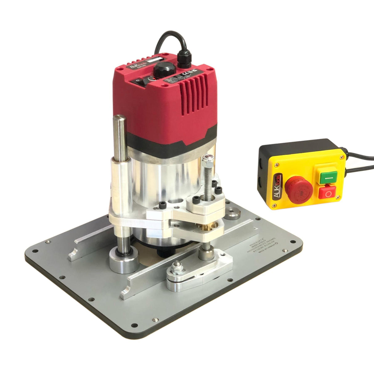 JessEm Rout-R-Lift II (Imperial) and AUKTools Router Motor 1500W with NVR Switch
