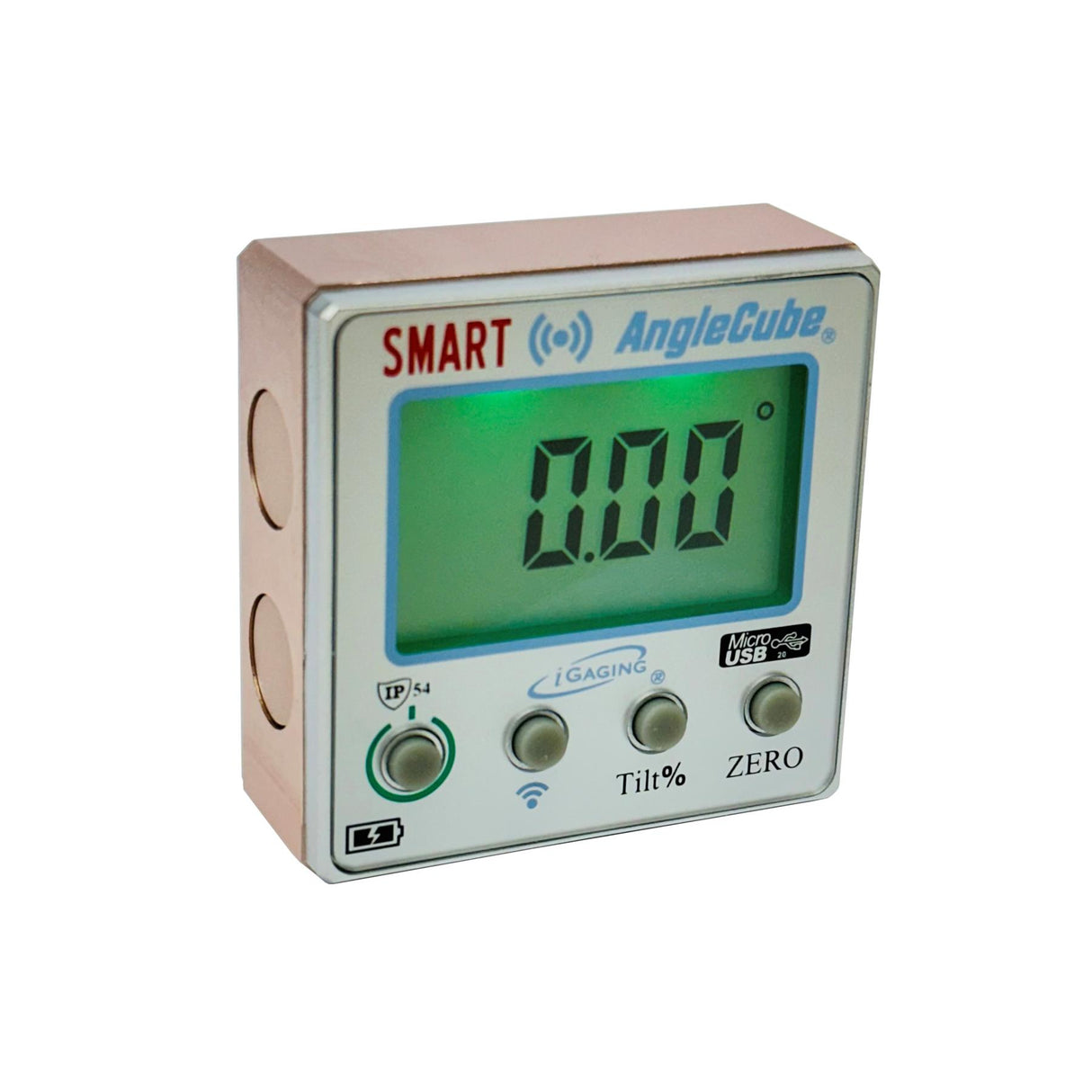 iGaging Smart AngleCube Digital Angle Gauge with Wireless and Backlight