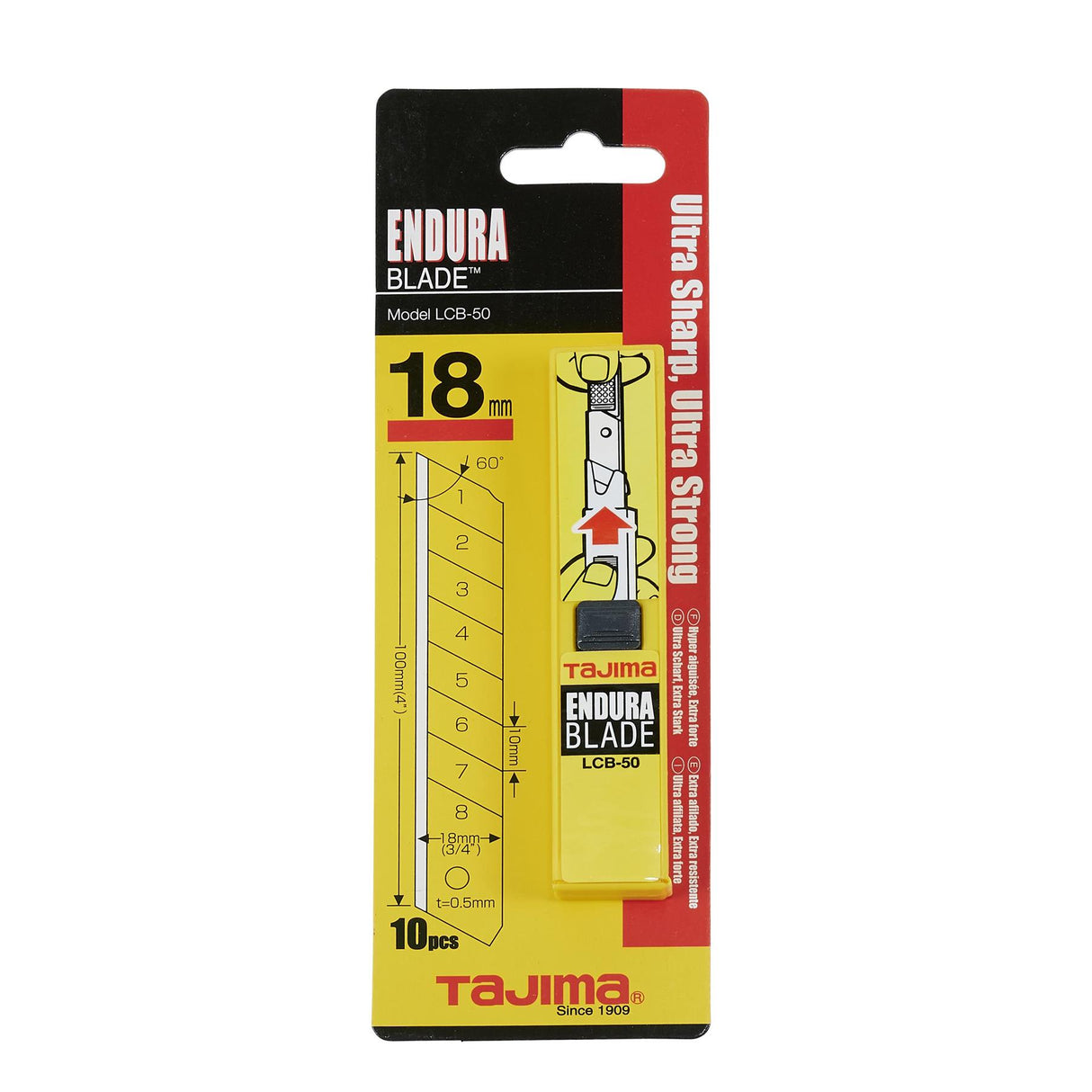 Tajima Endura Snap Blades Pack of 10