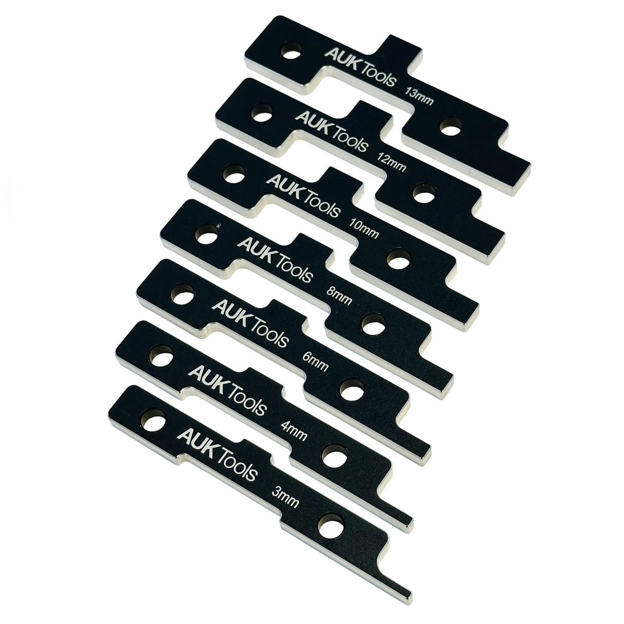 AUKTools 7 Piece Router Table Setup Bars (Metric)