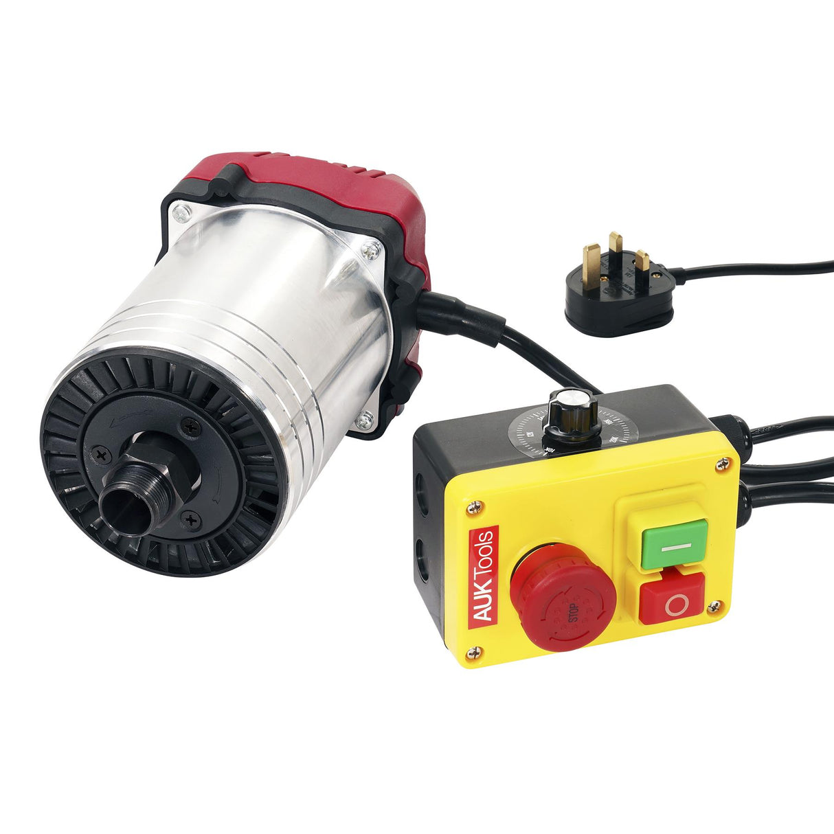 AUKTools Router Motor 2400W with Speed Control NVR Switch and Inline Connector