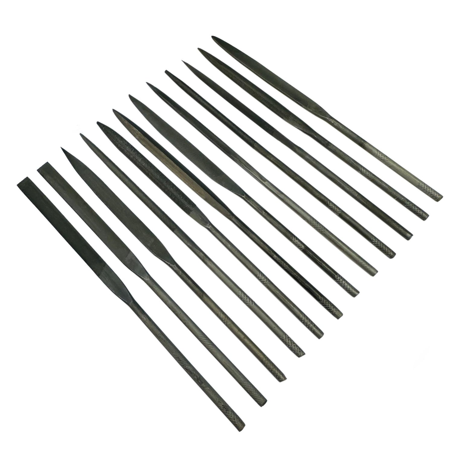 iGaging Premium Swiss Pattern Needle File Set - 12 Piece