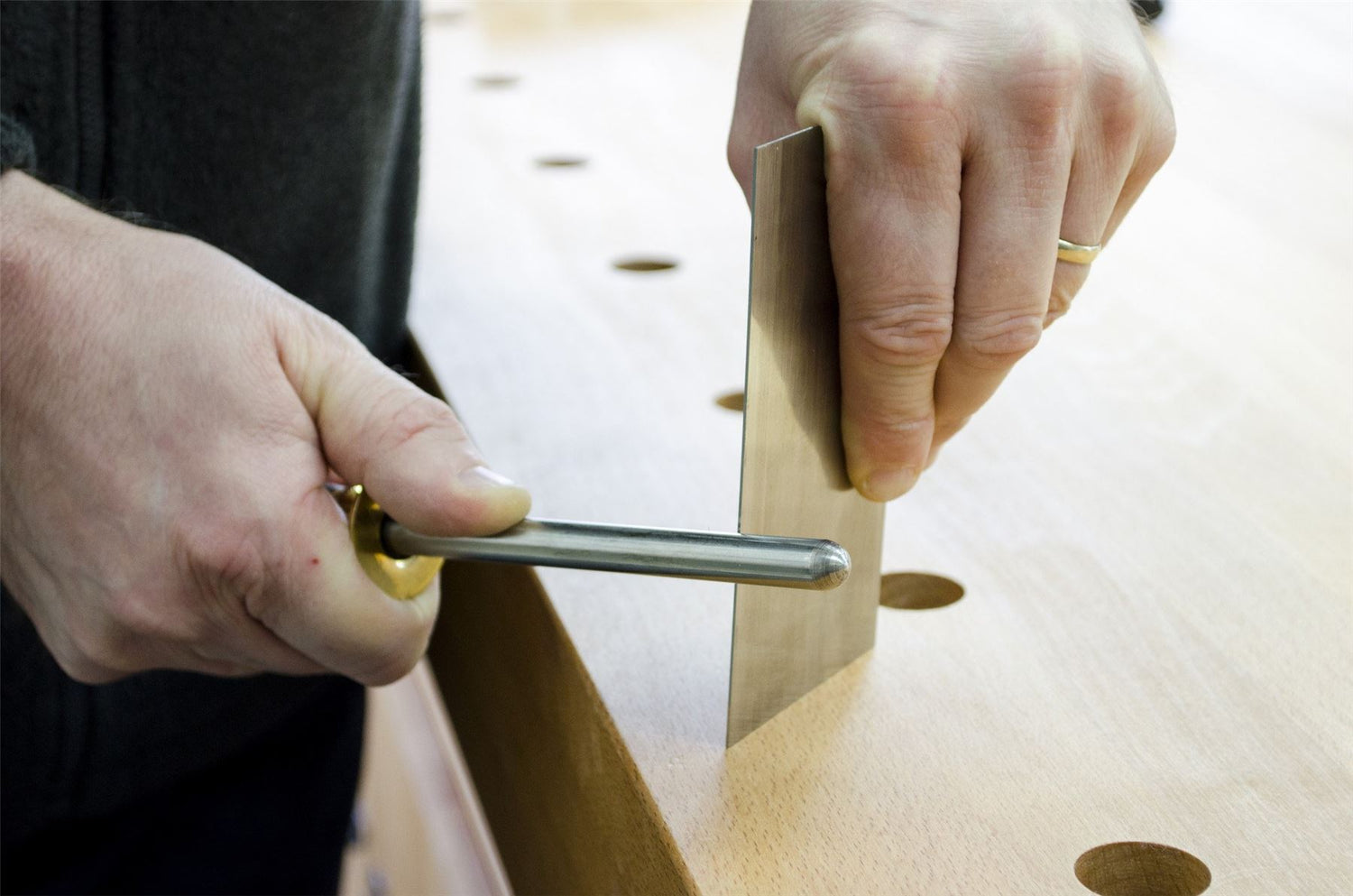 Clifton Round Burnisher for Cabinet Scrapers