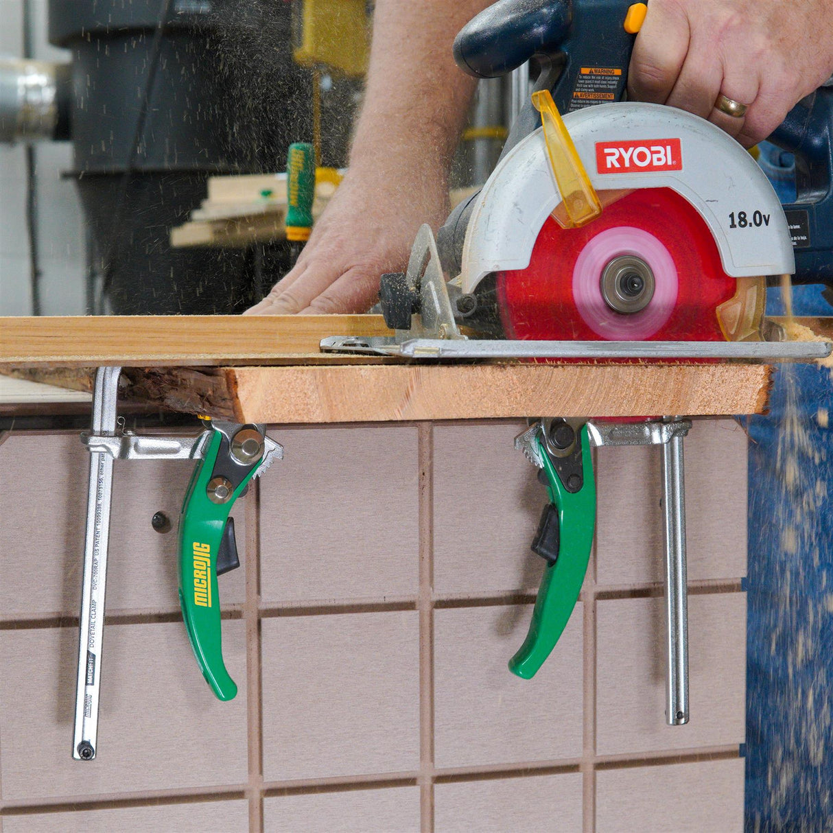 Micro Jig MATCHFIT Dovetail Rachet Clamp AP