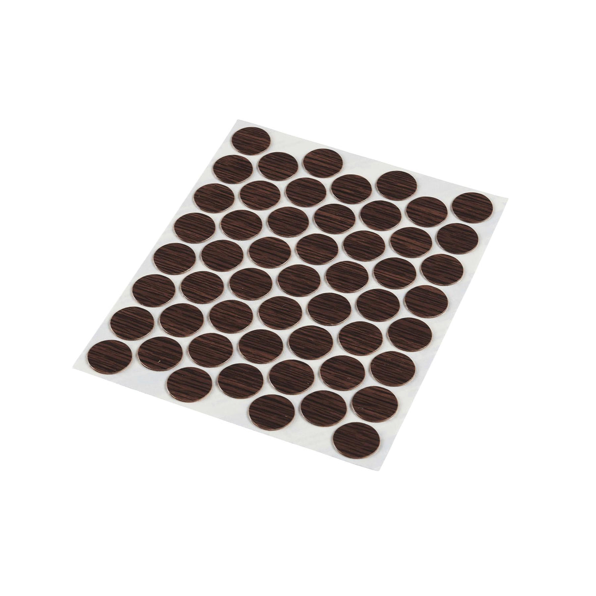 FastCap Peel & Stick Cover Caps - Walnut 14mm (52 pc)