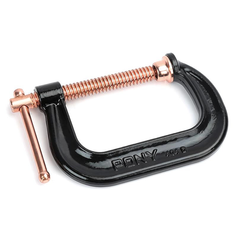 Pony Heavy-Duty Drop-Forged C-Clamp 4"