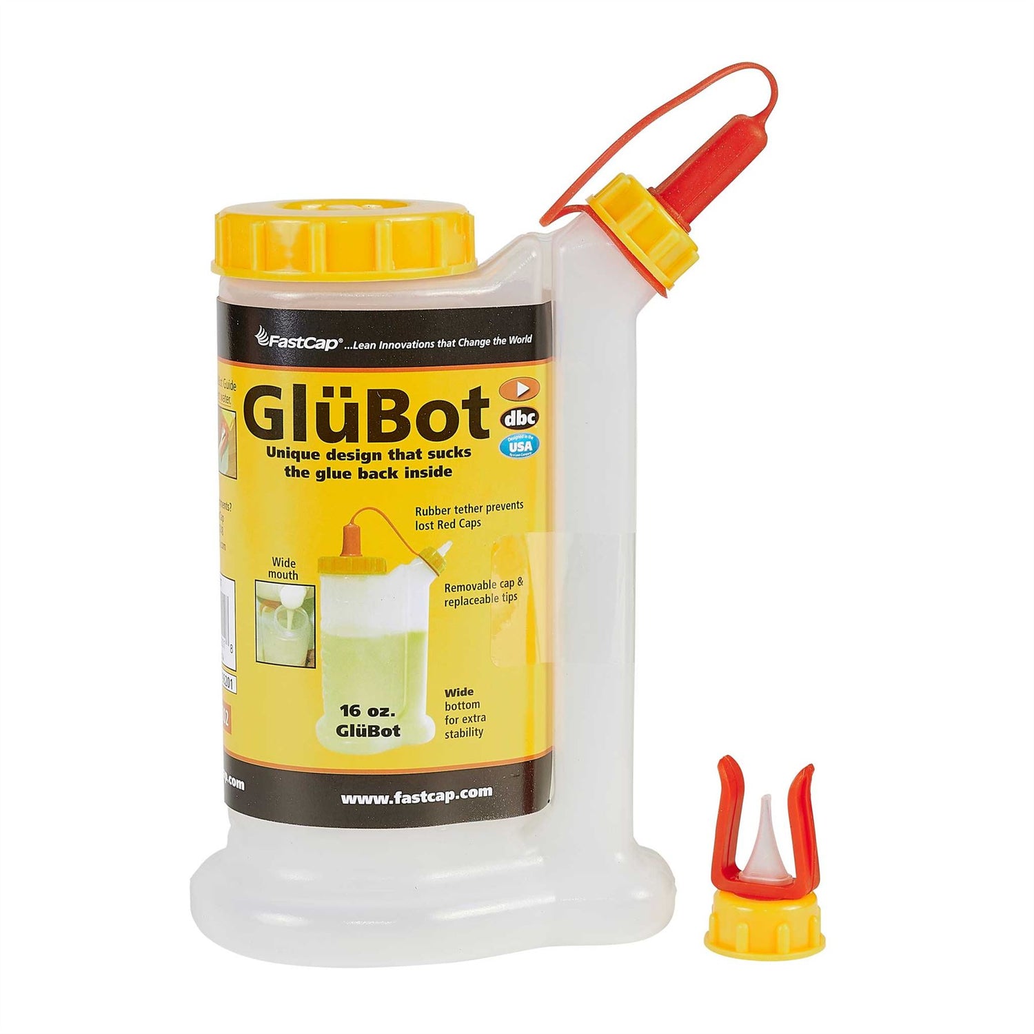 FastCap GluBot Glue Bottle - 16 oz