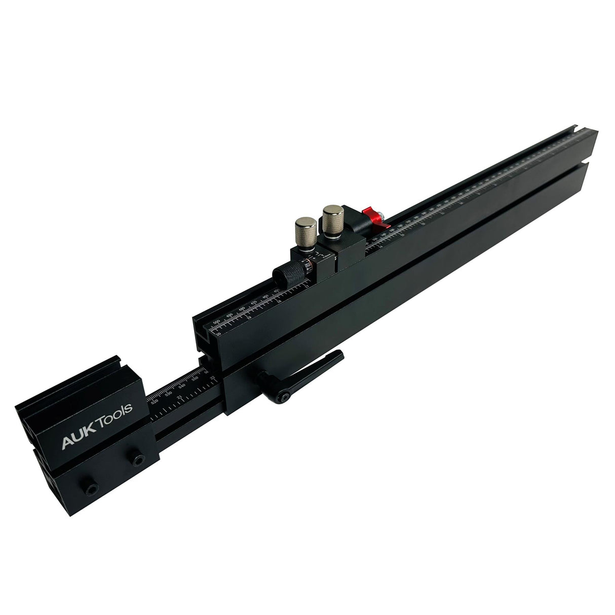 AUKTools Telescoping Mitre Fence with iGaging EZ Digital Miter Gauge