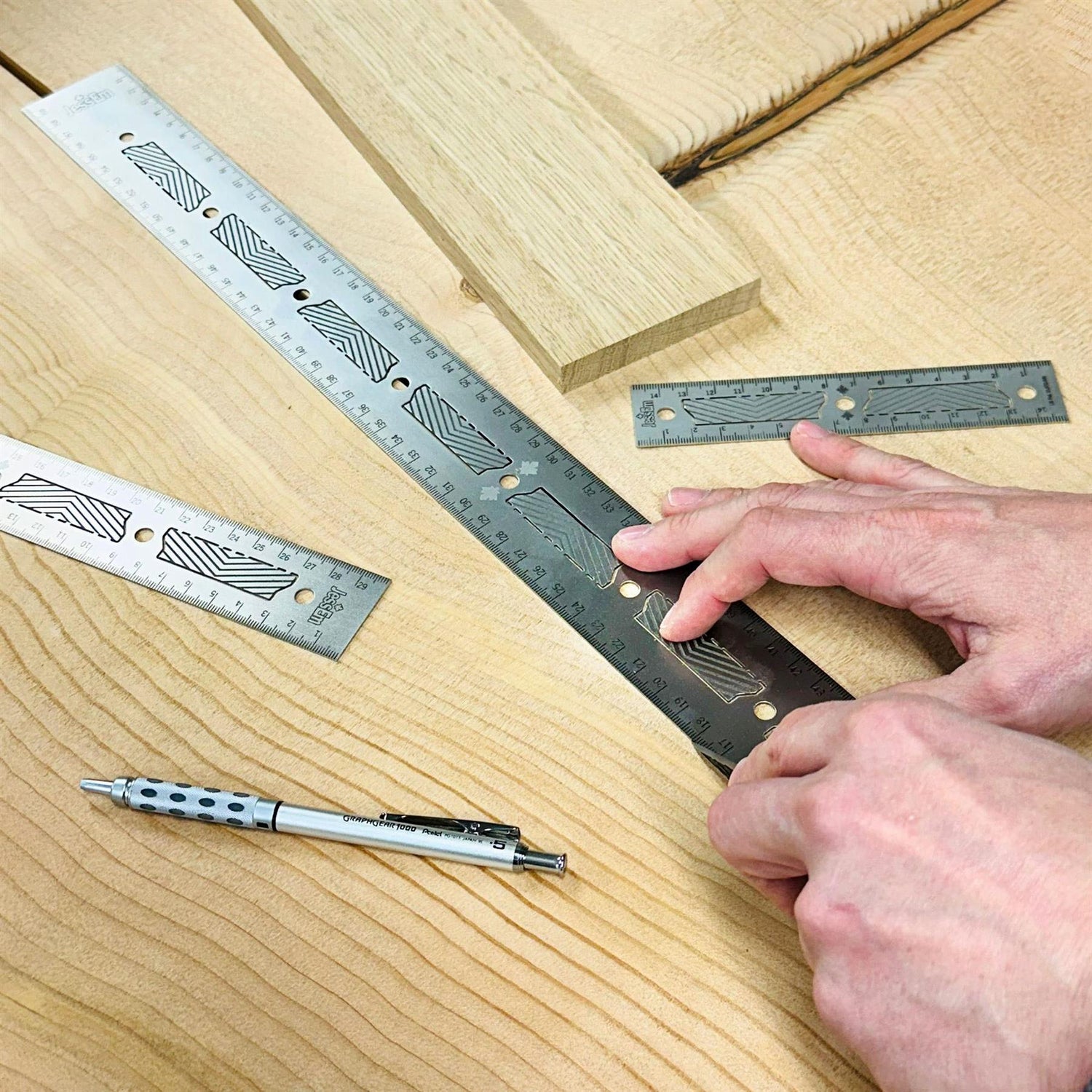 JessEm Stainless Steel Precision Rule 300mm