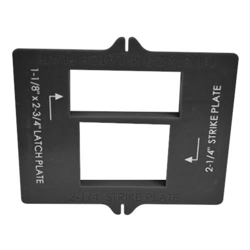 Milescraft Replacement 1-1/8" x 2-3/4" Latch Plate & 2-1/4" Strike Plate