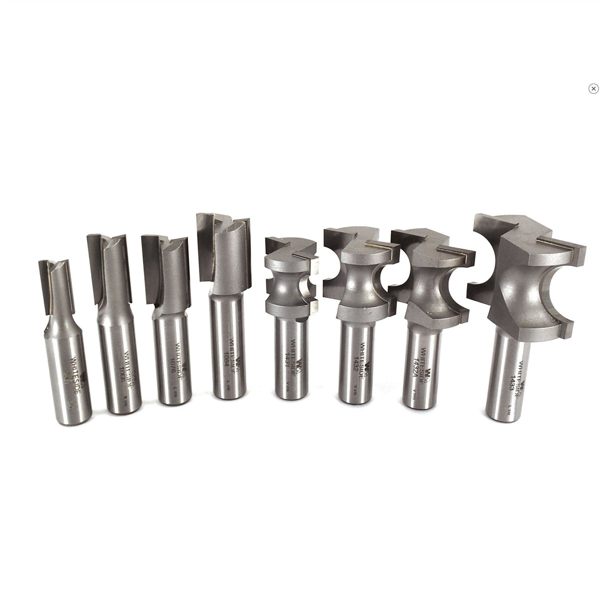 INCRA 8-Piece HingeCrafter Router Bit Set (Metric)