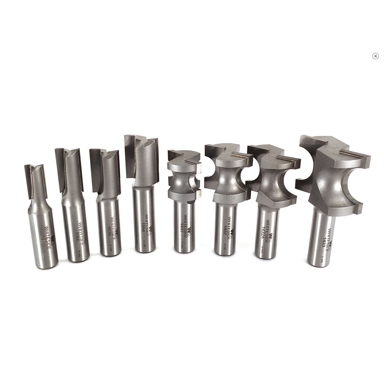 INCRA 8-Piece HingeCrafter Router Bit Set (Metric)