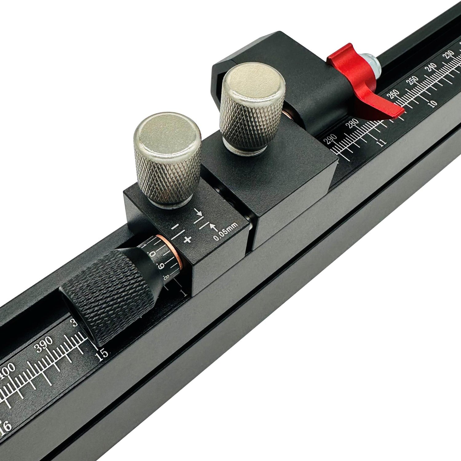 AUKTools Telescoping Mitre Fence with iGaging EZ Digital Miter Gauge