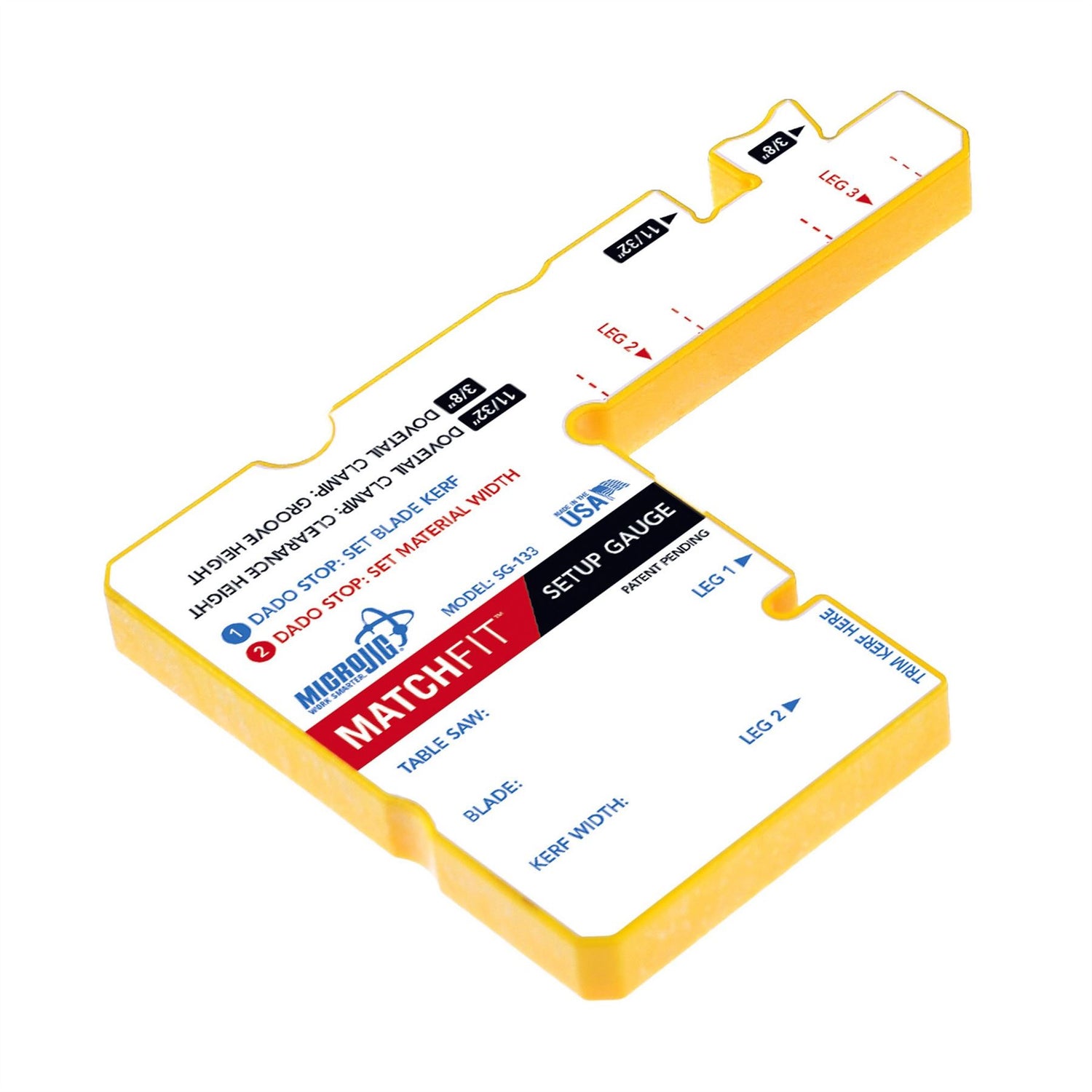 Micro Jig MATCHFIT Setup Gauge