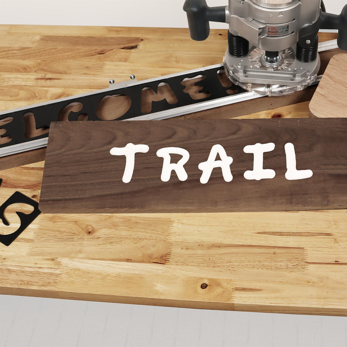 Milescraft HappyCamper Font Template