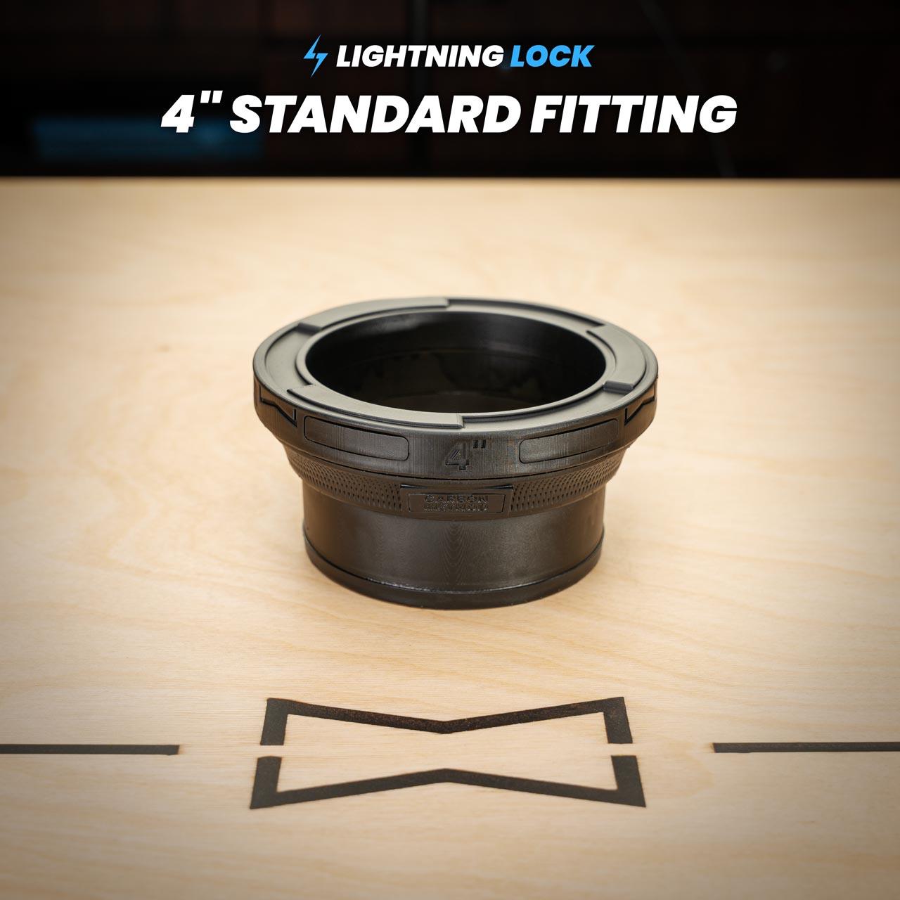 Lightning Lock Flex Hose Connectors 102mm/4" Standard