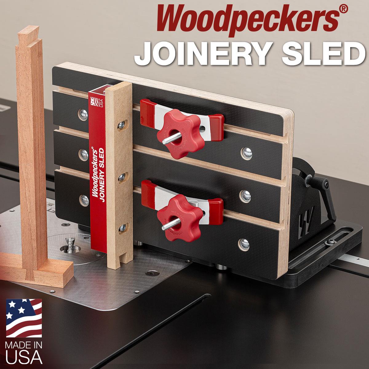 Woodpeckers Joinery Sled with Rack-It