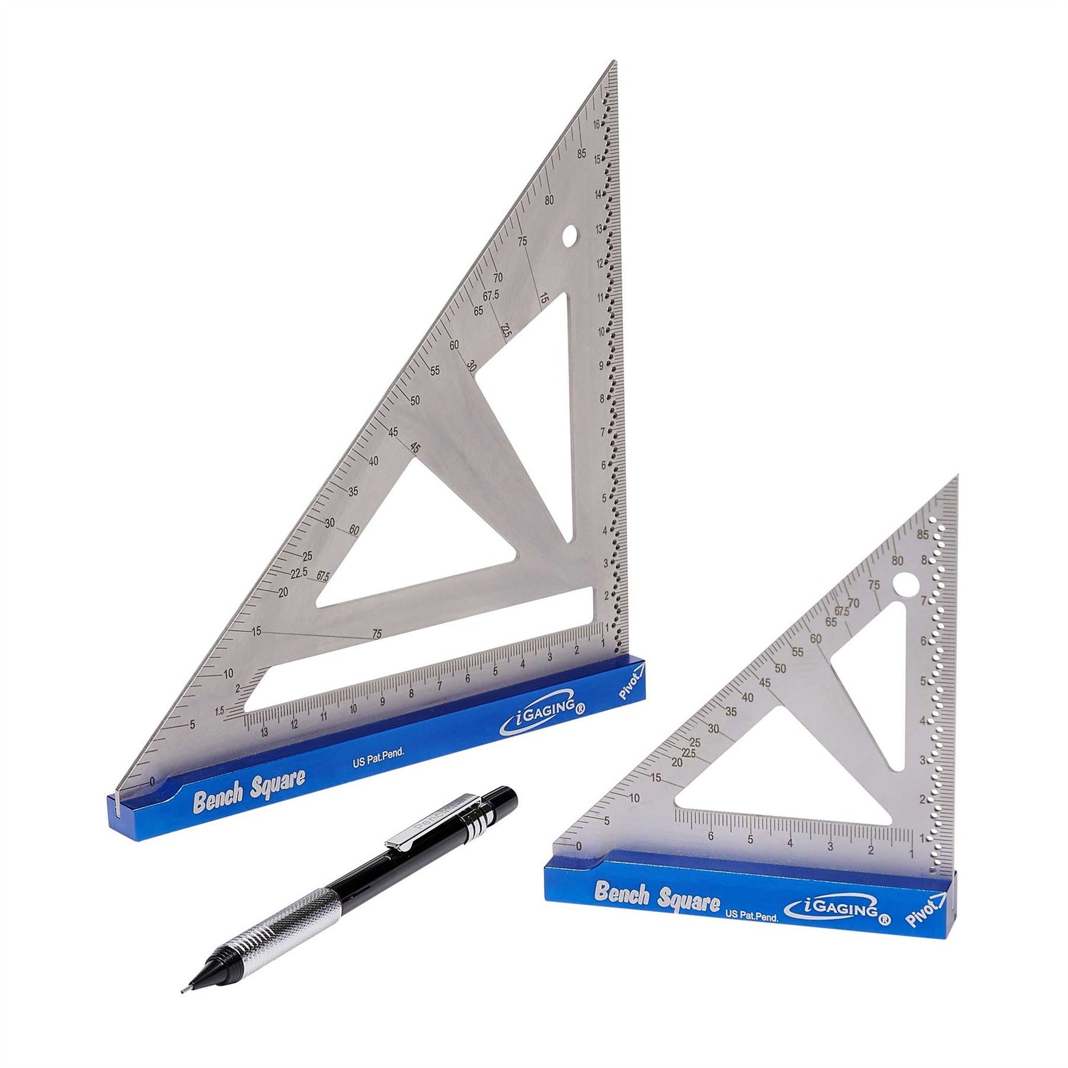 iGaging Pair of Bench Squares (Metric)