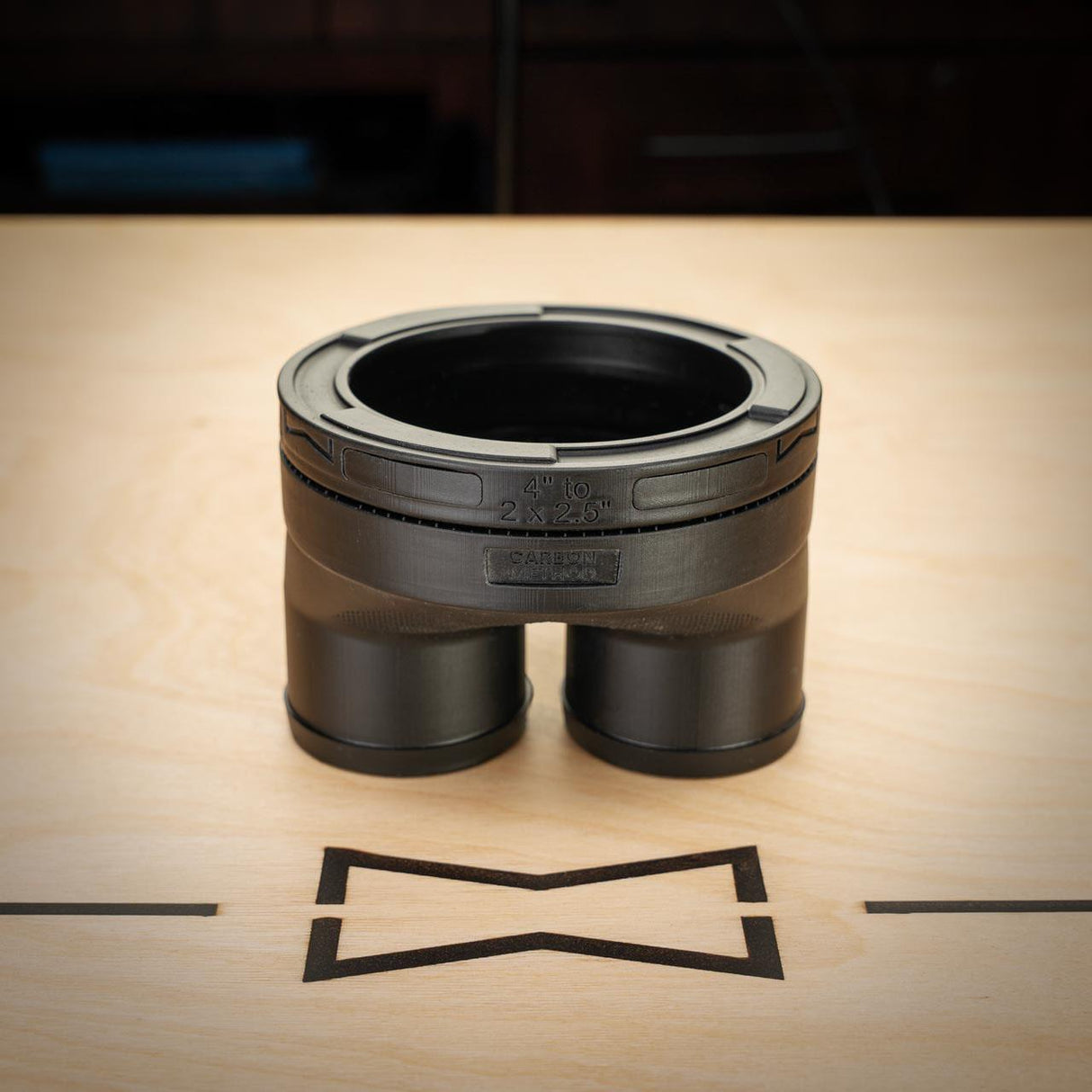 Lightning Lock Flex Hose Connectors 102mm/4" to Dual 63mm/2.5" Fitting "The Pants"