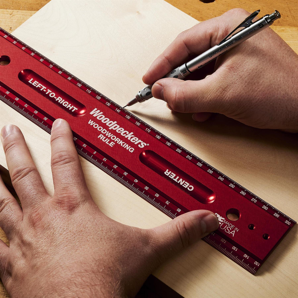 Woodpeckers Woodworking Rule 300mm