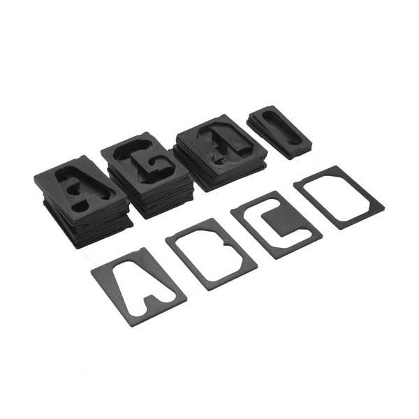 Milescraft Horizontal Character Template Set 2-1/2"