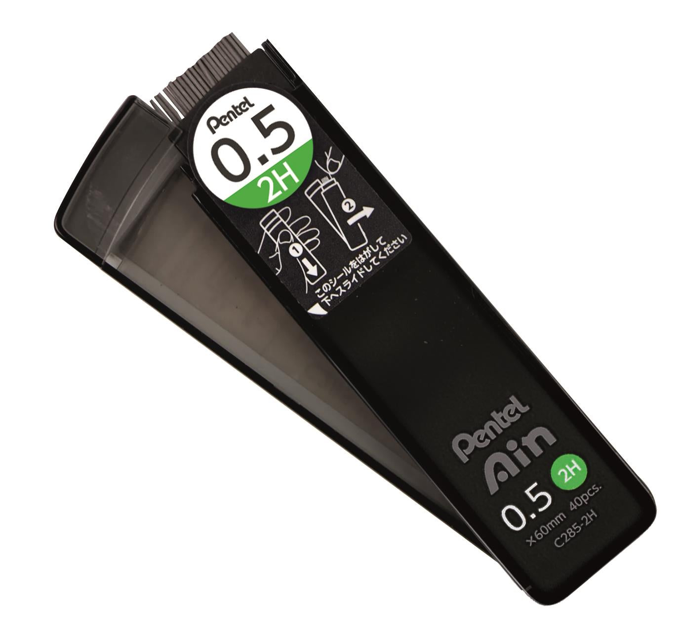 Pentel Ain Leads - 0.5mm 2H