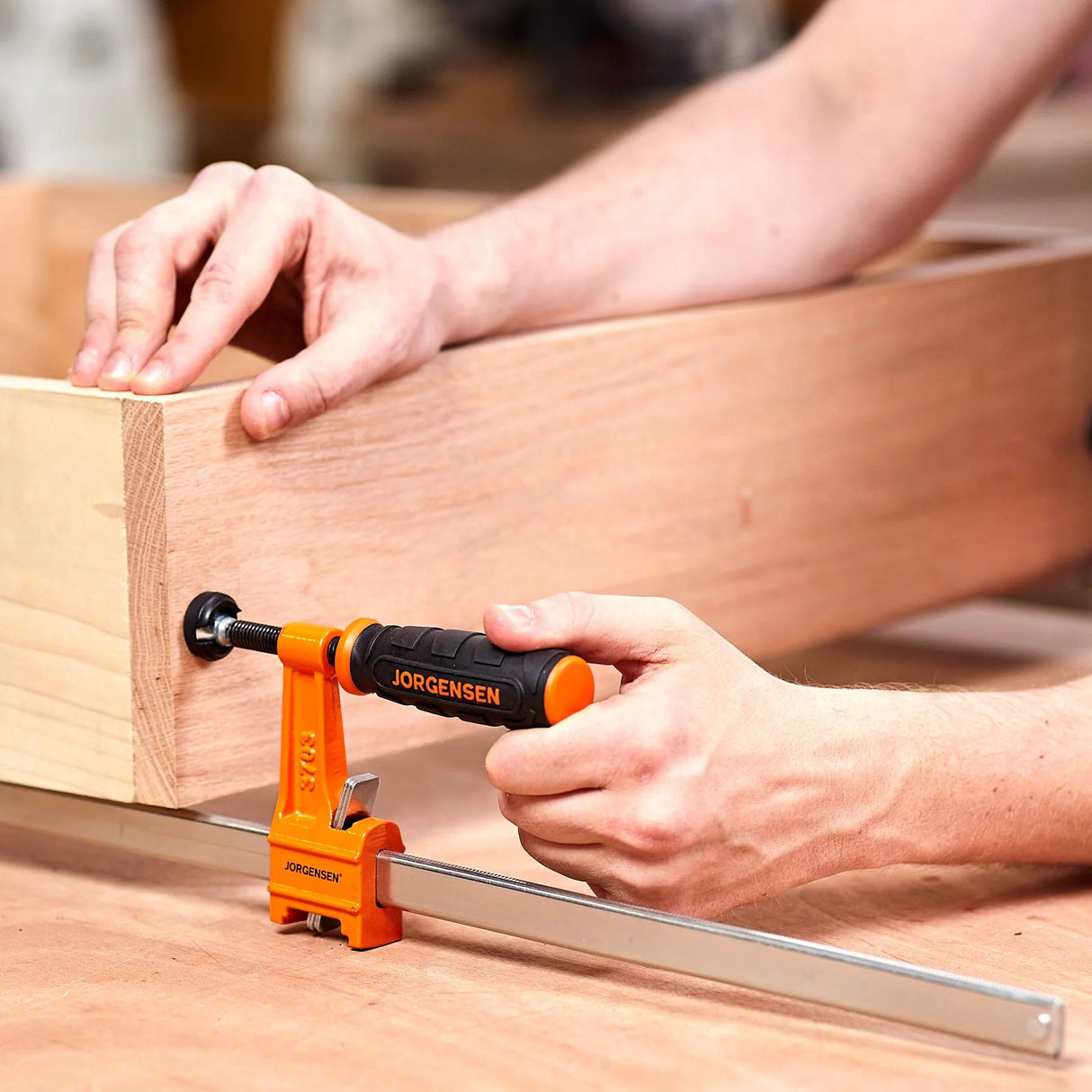 Jorgensen Medium-Duty Steel Bar Clamp 12"