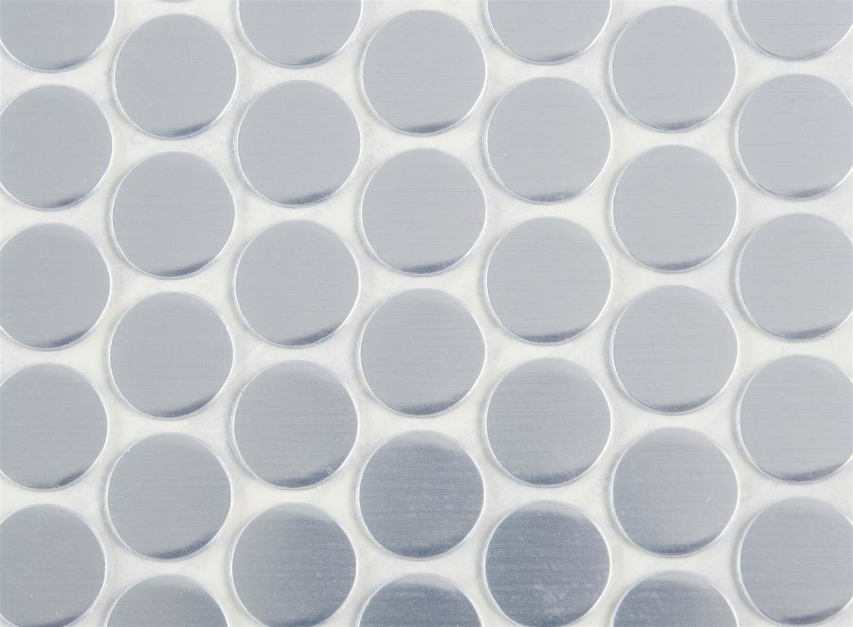 FastCap Peel & Stick Cover Caps - Chrome 14mm (52 pc)