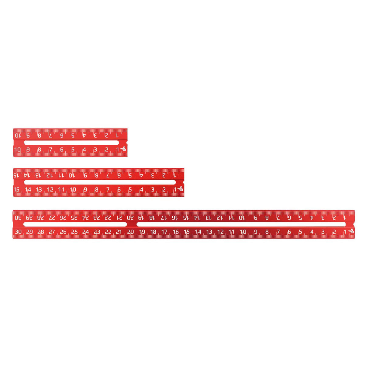 Swan Tool Group RED TAIL Ruler Set