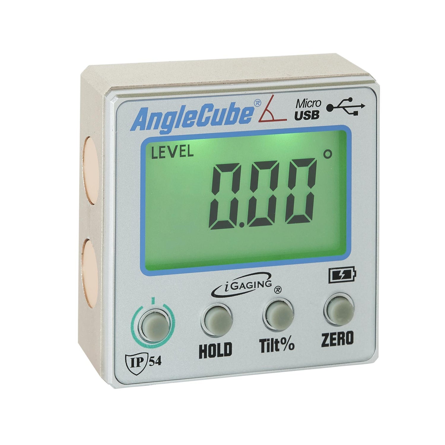 iGaging AngleCube Digital Angle Gauge with Backlight