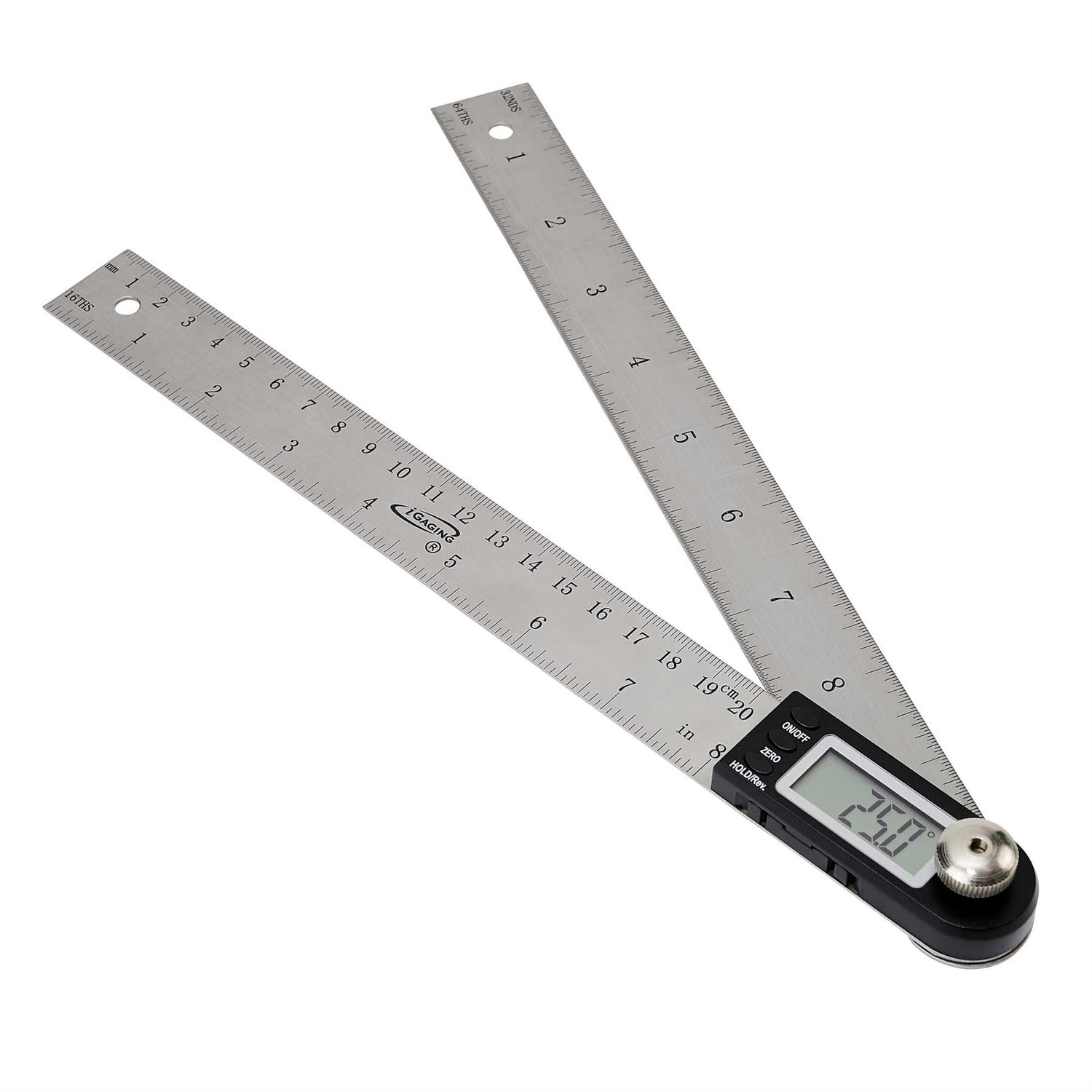 iGaging Digital Protractor and Rule 10"