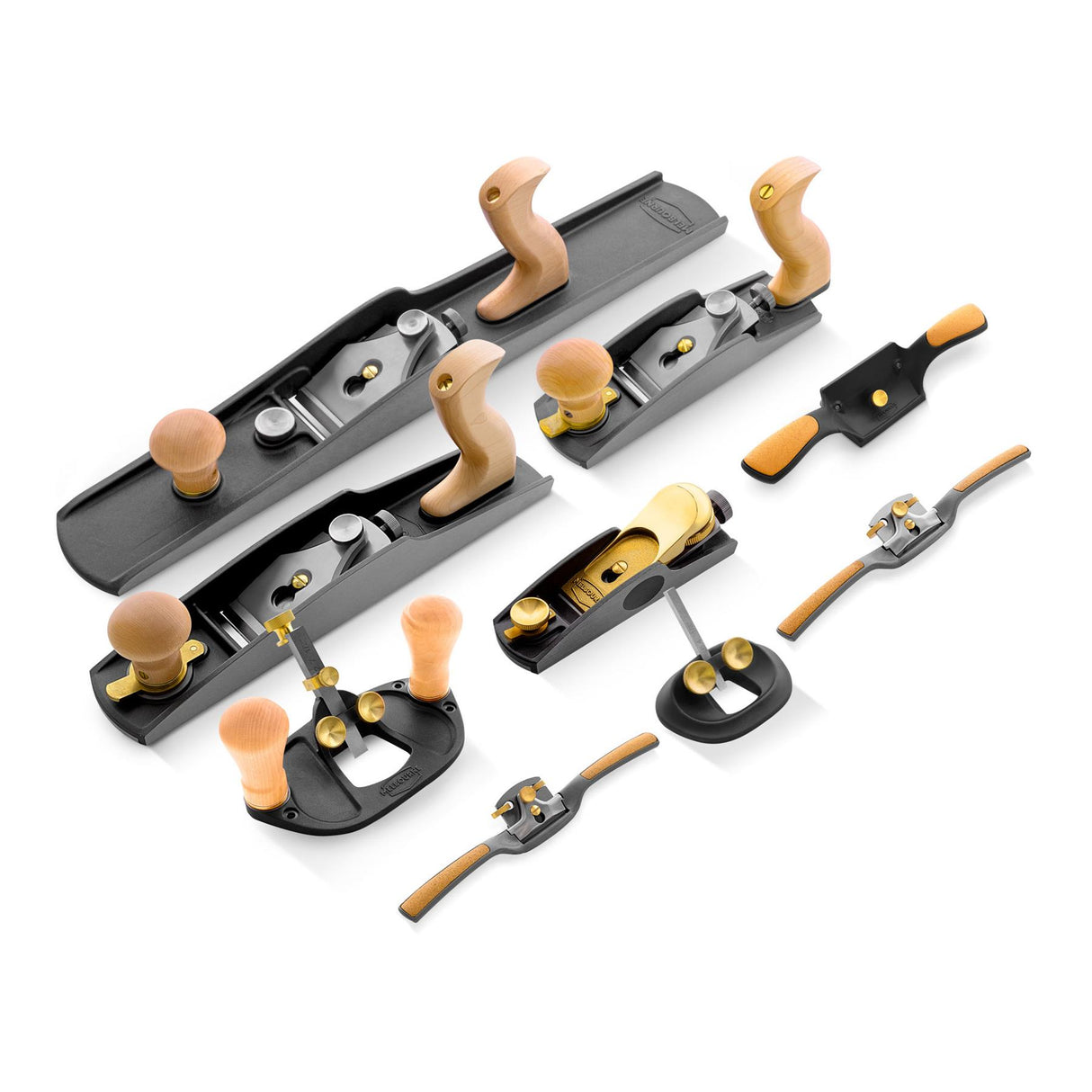 Melbourne Tool Company Set of Nine Planes and Tools with Extra Blades