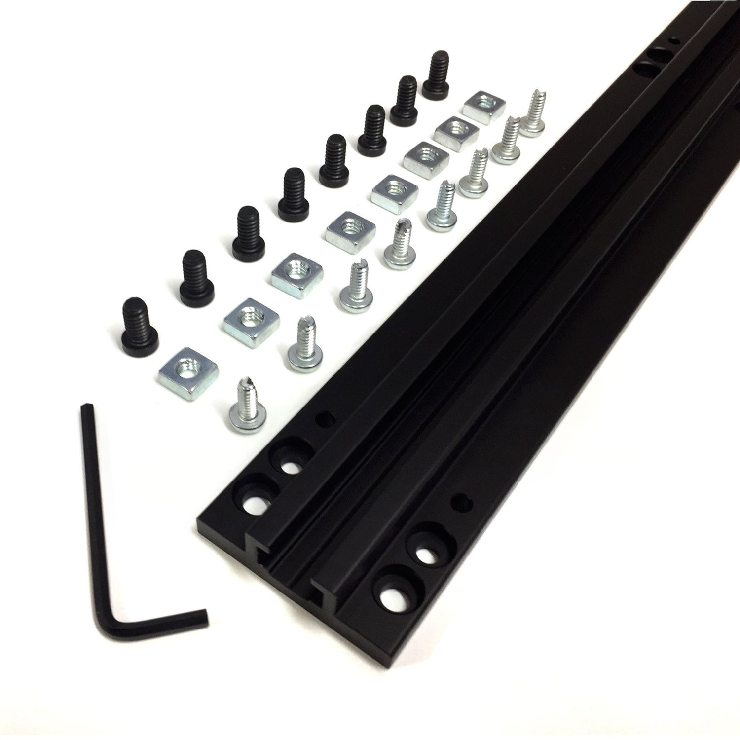 JessEm Mounting Track for Table Saw Clear Cut Stock Guides