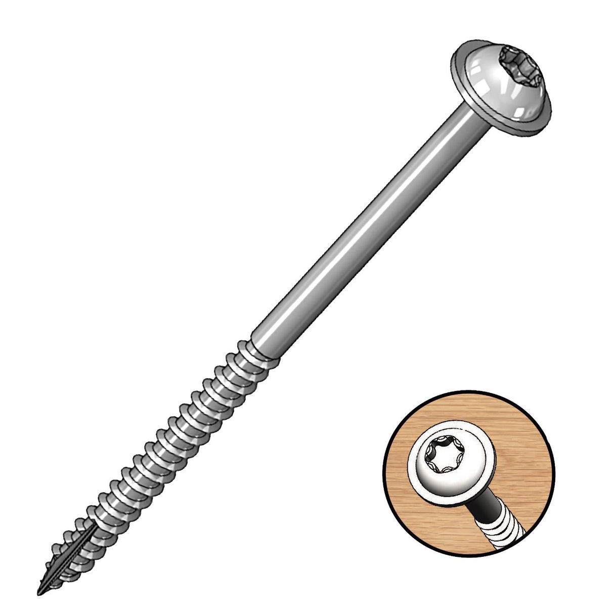 Milescraft 2-1/2" Pocket Screws - Coarse (50 Pack)