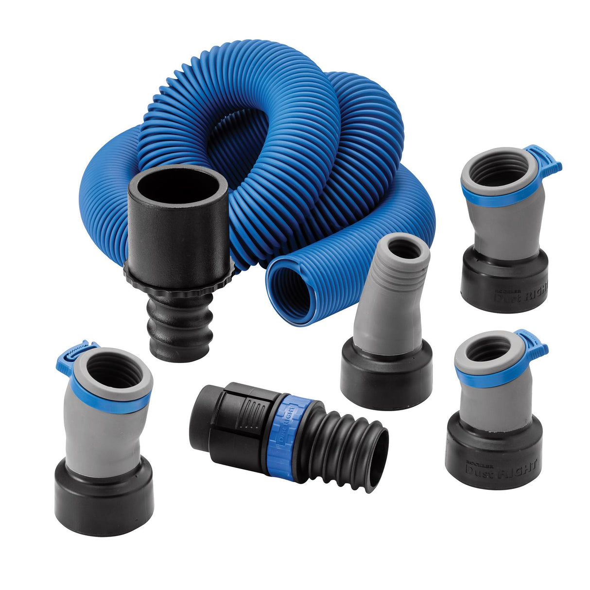 Rockler Dust Right FlexiPort Power Tool Expandable Hose Kit with Click-Connect