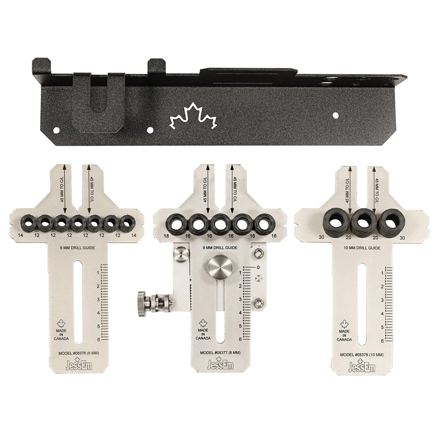 JessEm Stainless Steel Dowelling Jig Weekend Hobbyist Package (Metric)