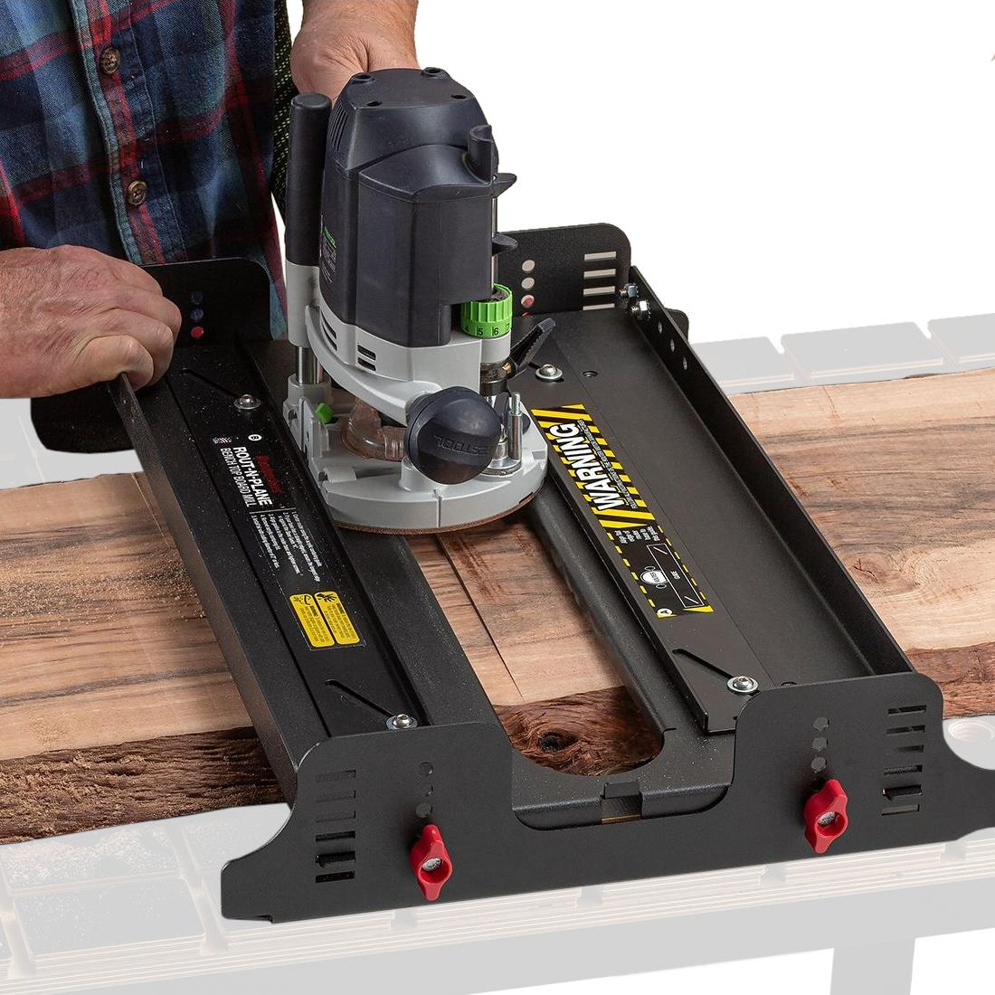 Woodpeckers Rout-N-Plane Bench Top Board Mill XL