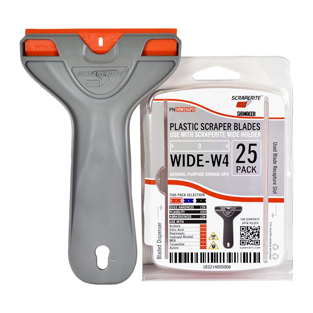 Verum Scraperite Plastic Scraper with Blades