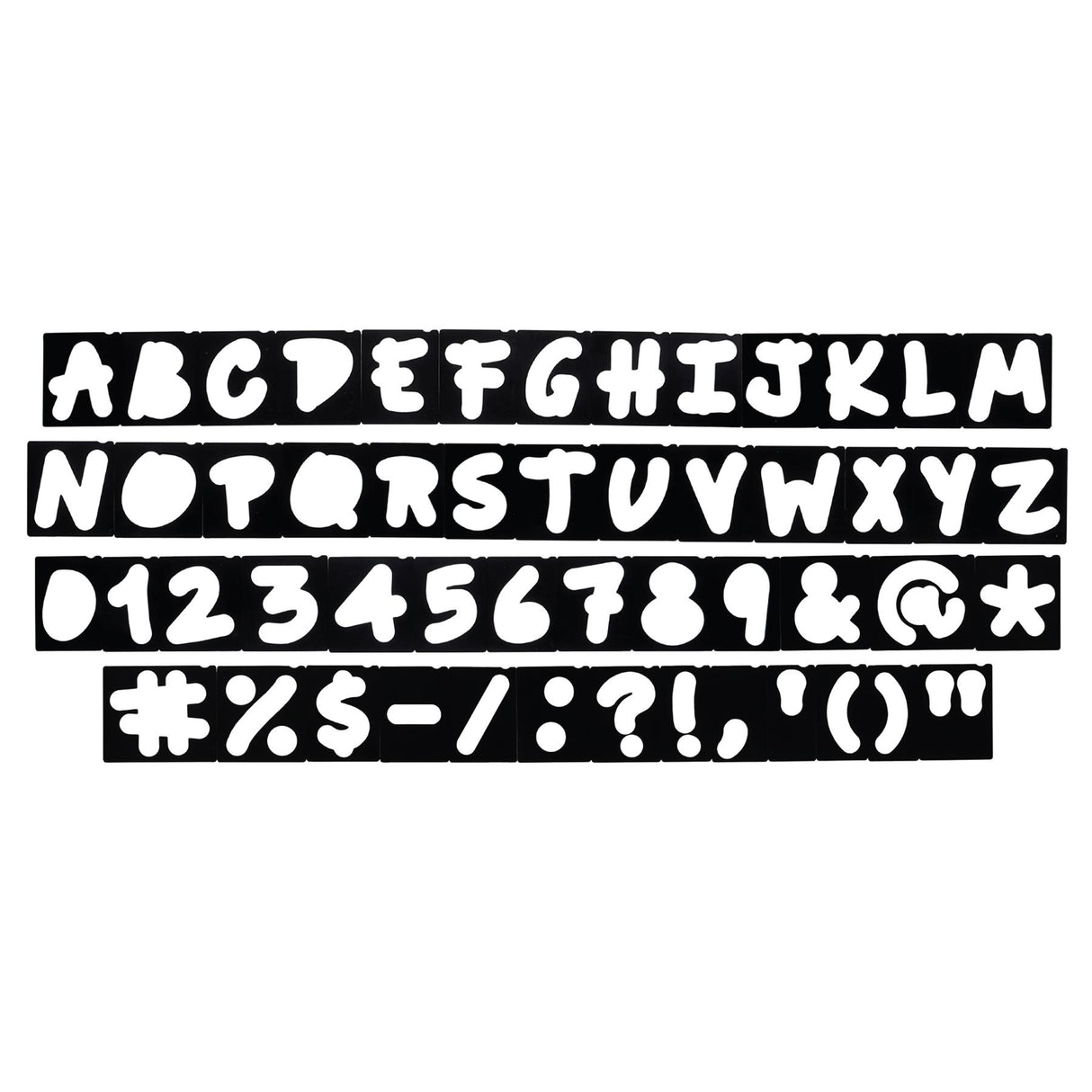 Milescraft HappyCamper Font Template