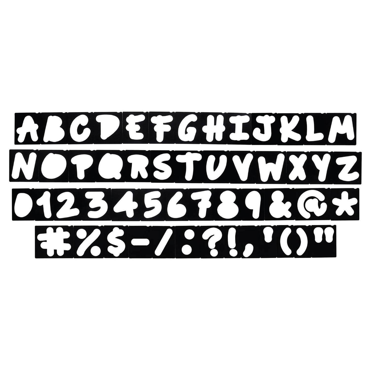 Milescraft HappyCamper Font Template