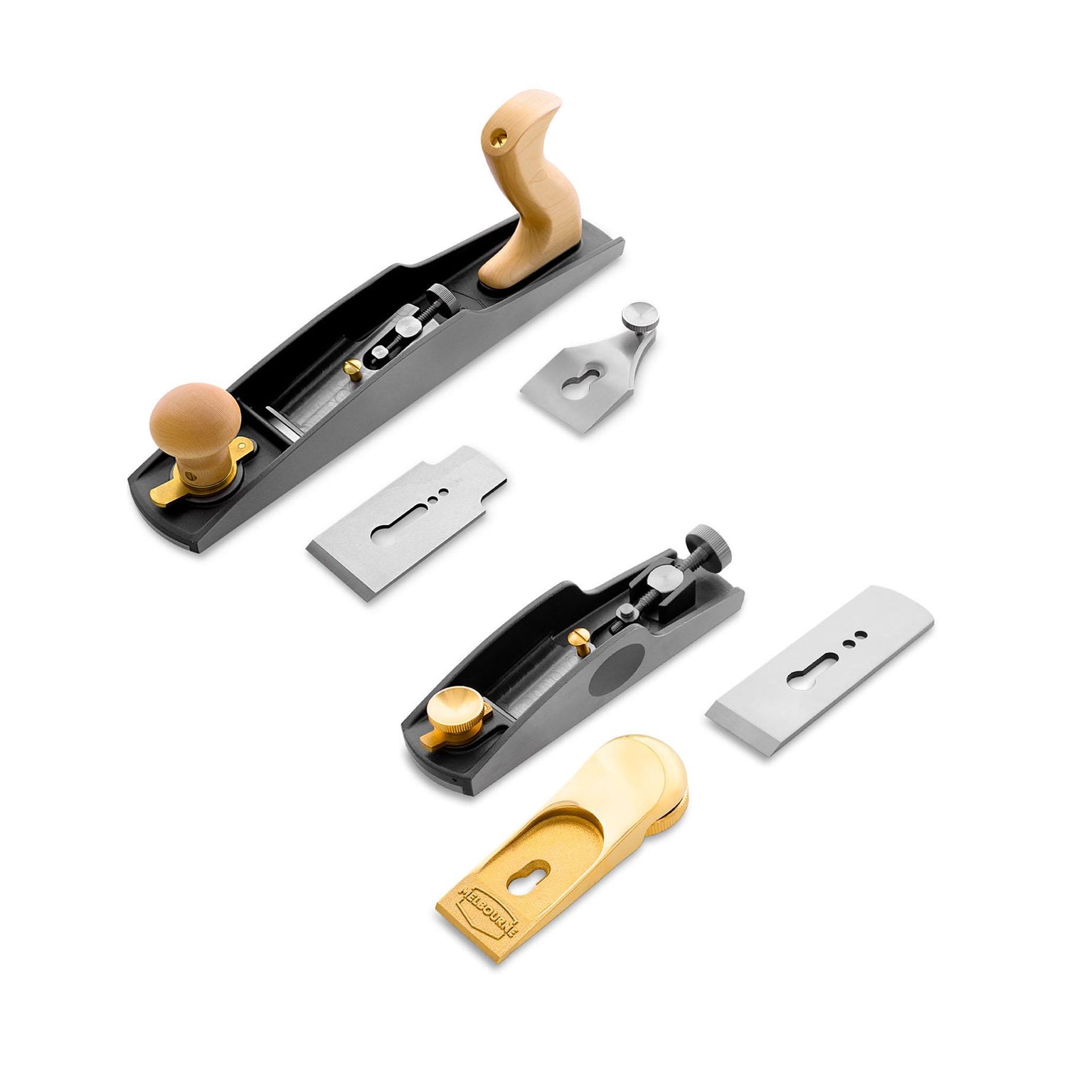 Melbourne Tool Company Low Angle Block and Jack Plane Set