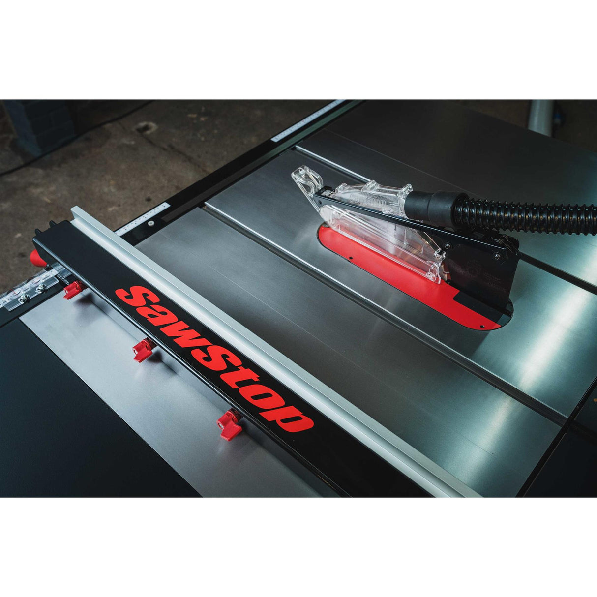 SawStop Professional Cabinet Saw with Overarm Dust Collection