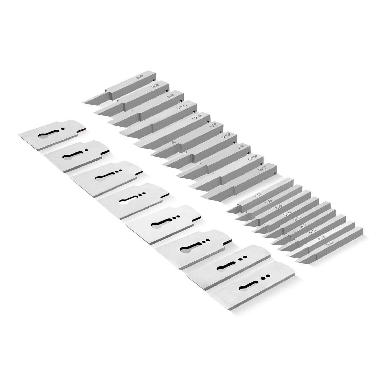 Melbourne Tool Company Set of Nine Planes and Tools with Extra Blades