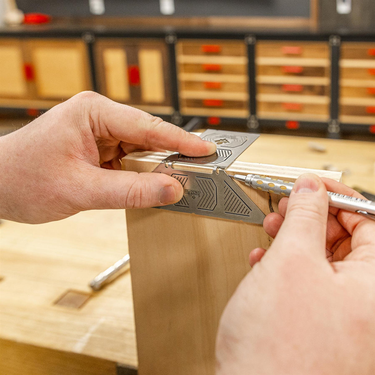 JessEm Stainless Steel Saddle Square Combo Set