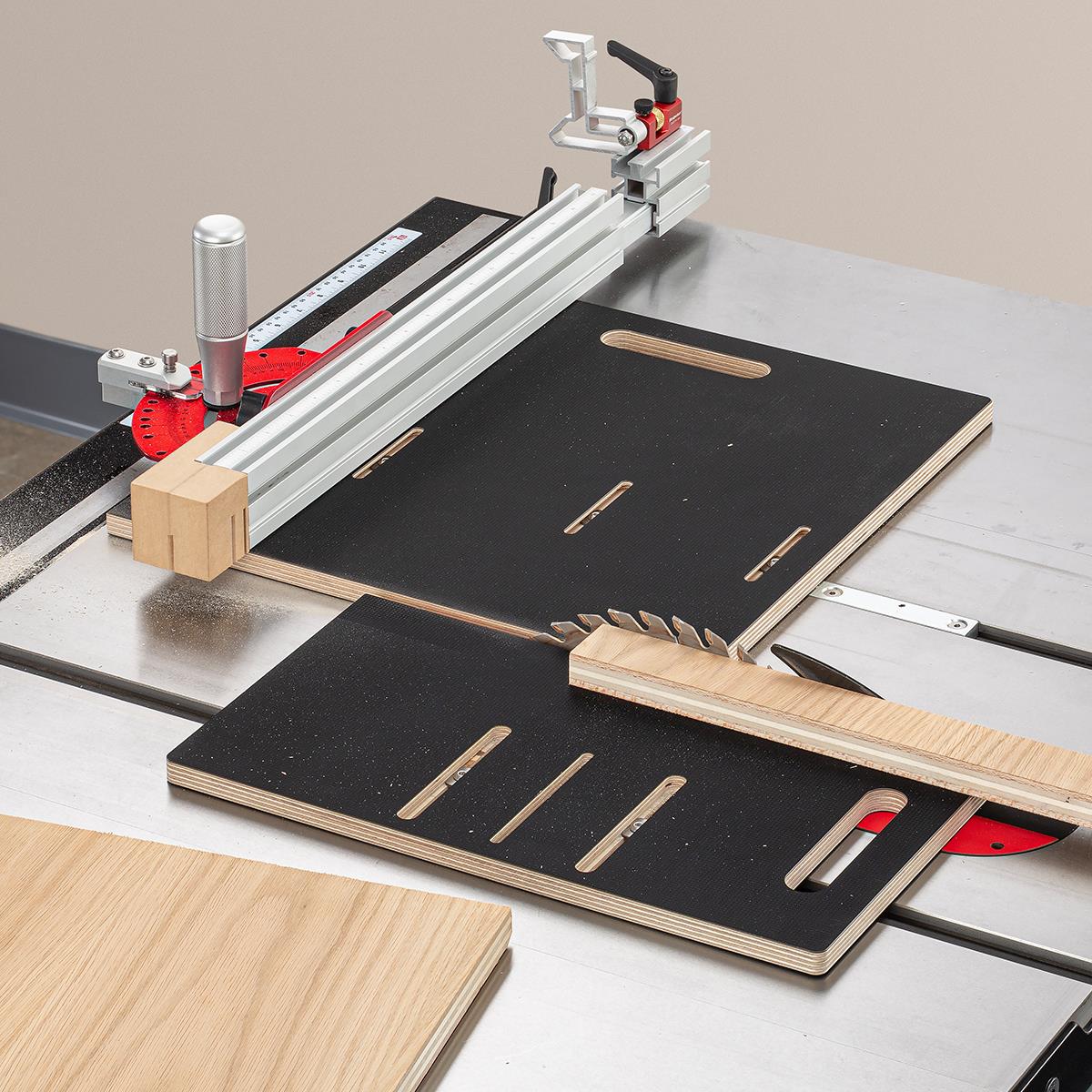 Woodpeckers In-DEXABLE Miter Sled with Drop Zone