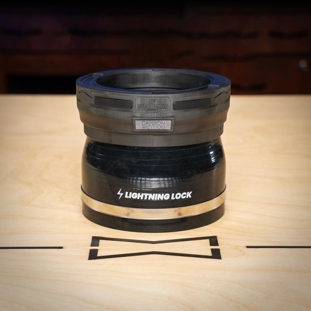 Lightning Lock 102mm/4" Standard to 114mm/4.5" ToolPort Fitting