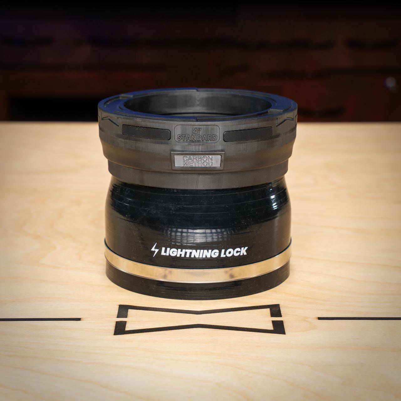 Lightning Lock 102mm/4" Standard to 114mm/4.5" ToolPort Fitting