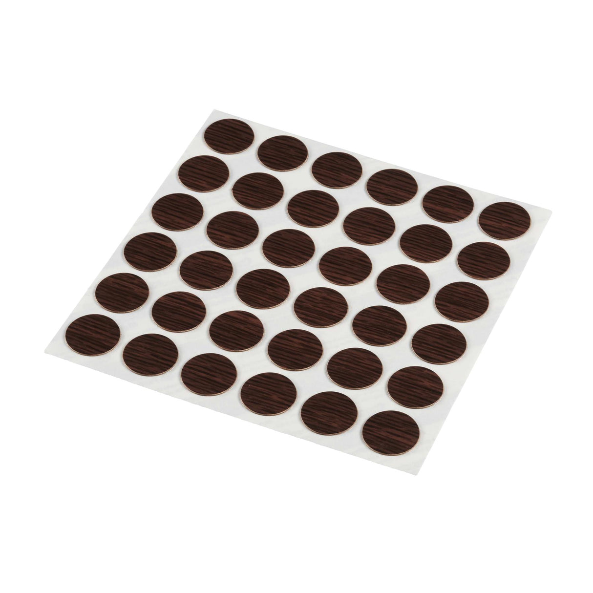 FastCap Peel & Stick Cover Caps - Walnut 18mm (36 pc)