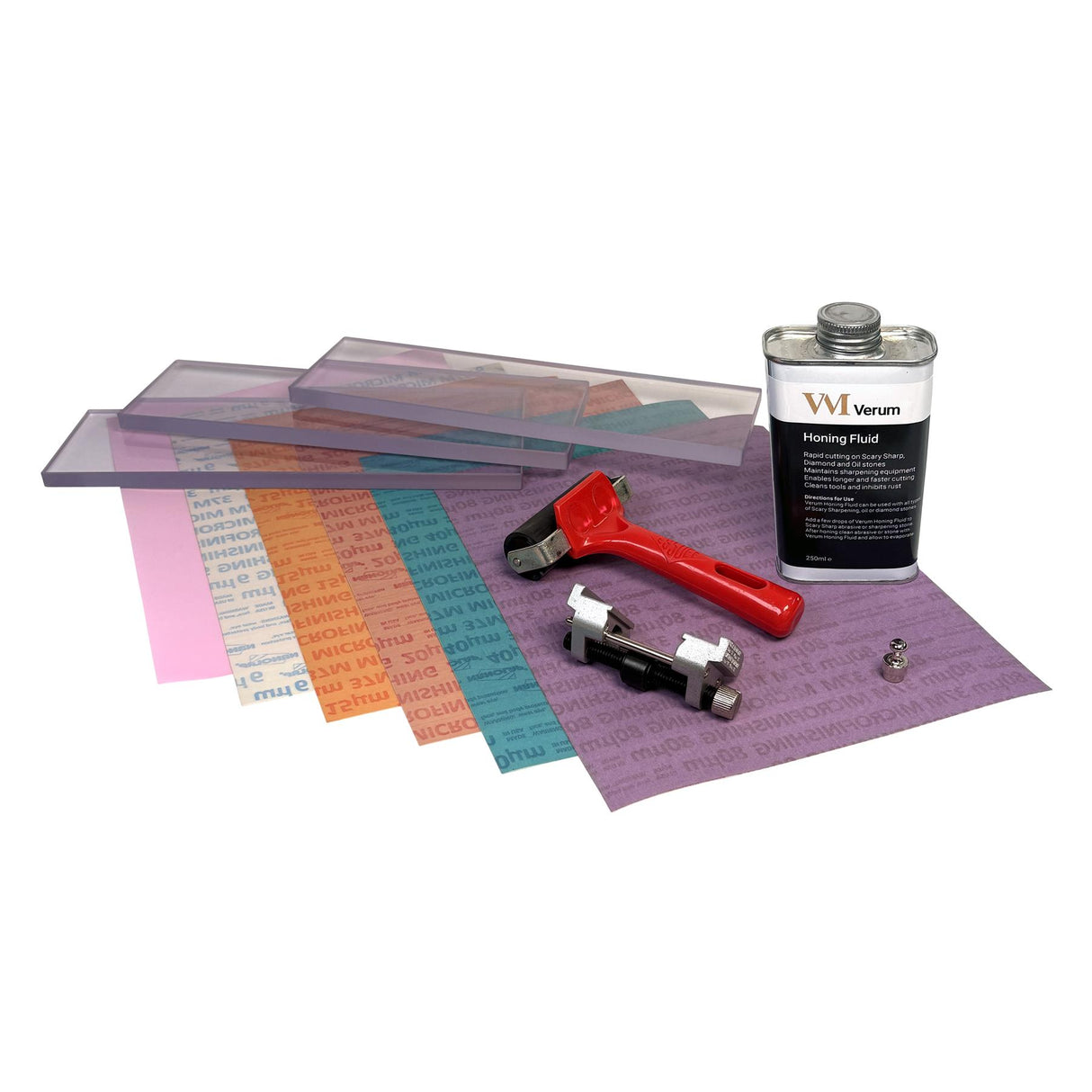 Verum Scary Sharpening Set with Honing Guide
