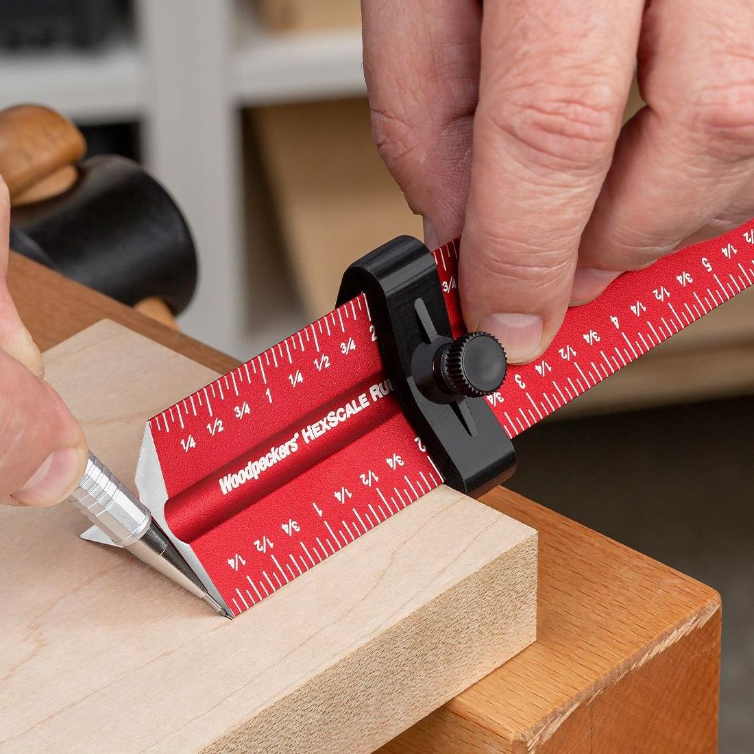 Woodpeckers HexScale Rule 150mm/6"